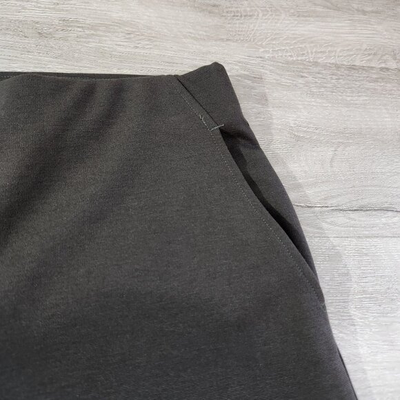 Nic & Zoe Drapey Ponte Wide Leg Ankle Pant In Briar New With Tags Women's Size M - Picture 9 of 14